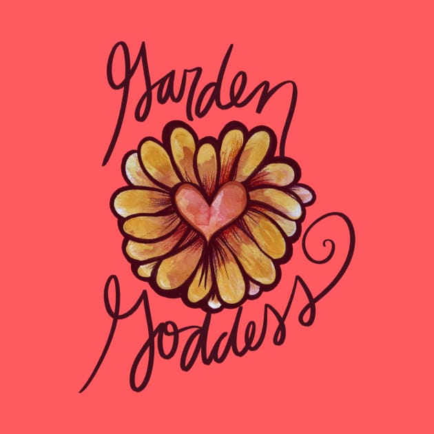 Garden Goddess Flower Heart by bubbsnugg