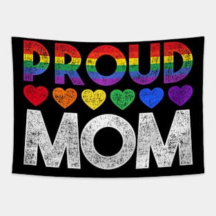 Proud Mom Lgbt Tapestry
