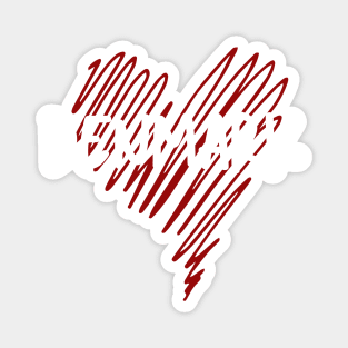 I love Denmark, Denmark heart Magnet