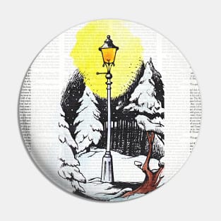 The Lion the Witch and the Wardrobe Lampost Pin