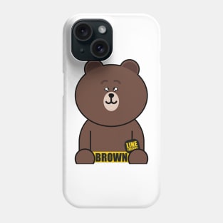 LINE Friends brown bear Phone Case