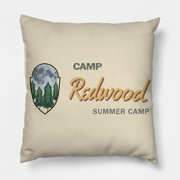 Camp Redwood Pillow by HiLoDesigns