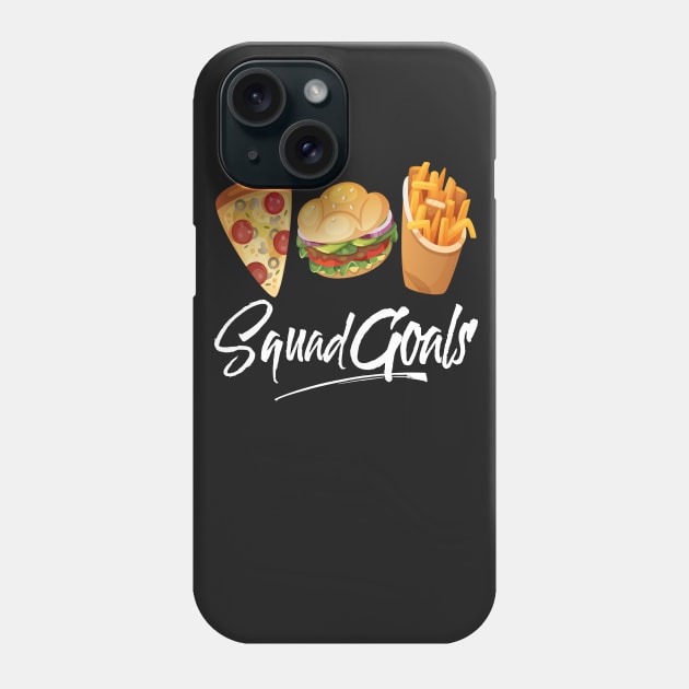 Fast Food Squad Goals Phone Case by Eugenex