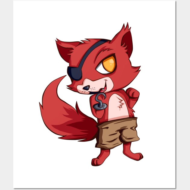 Foxy five nights ( fnaf ) art Sticker for Sale by Star S2 Arts