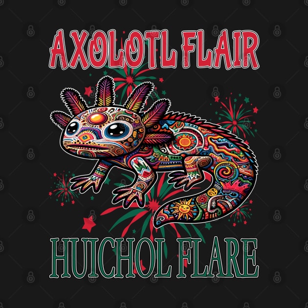 Axolotl Flair, Huichol Flare by maknatess