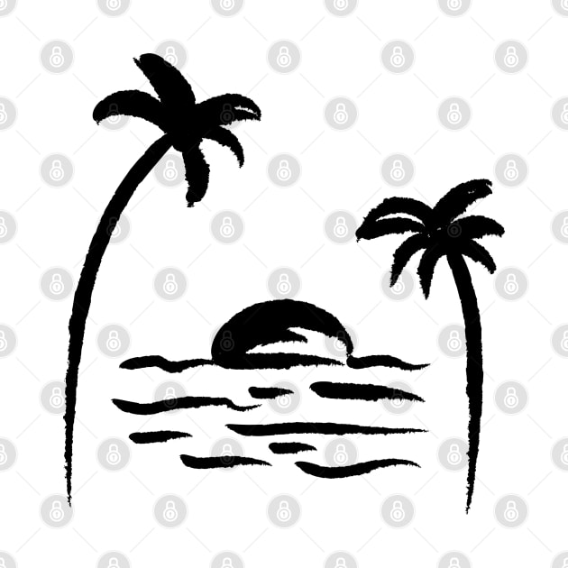 black palm trees design by Artistic_st