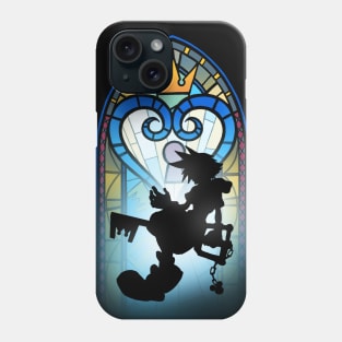 Heart Window - Kingdom Hearts Video Game - Stained Glass Phone Case