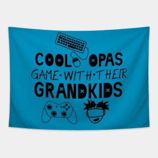 Cool Opas Game with their Grandkids Tapestry