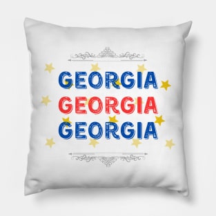 State of Georgia Pillow