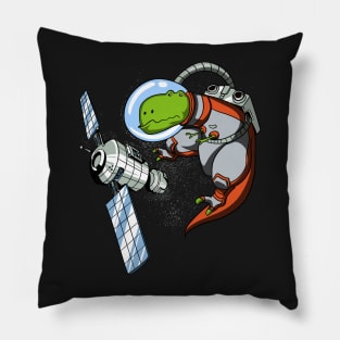 T-Rex Dinosaur Space Astronaut Pillow