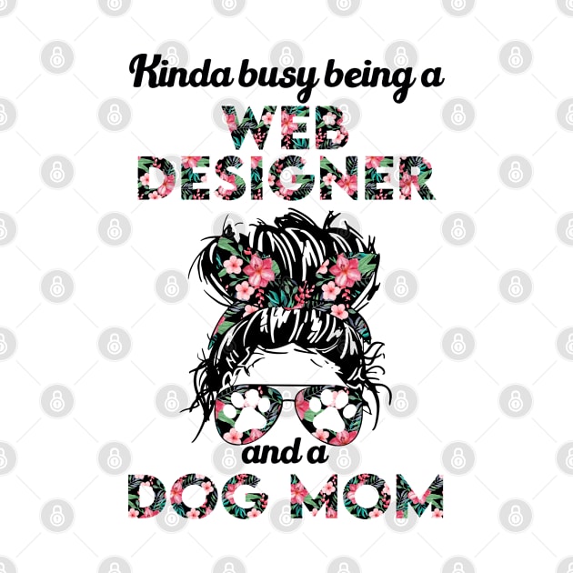 Web designer job title and dog . Perfect fitting present for mom girlfriend mother boyfriend mama gigi nana mum uncle dad father friend him or her by SerenityByAlex