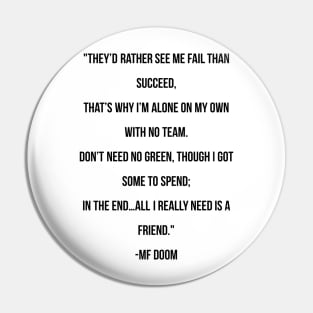 mf doom quote Pin