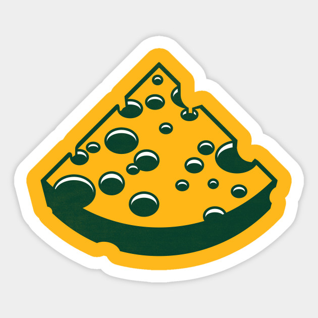 Download Packers Cheese Head - Packers - Sticker | TeePublic