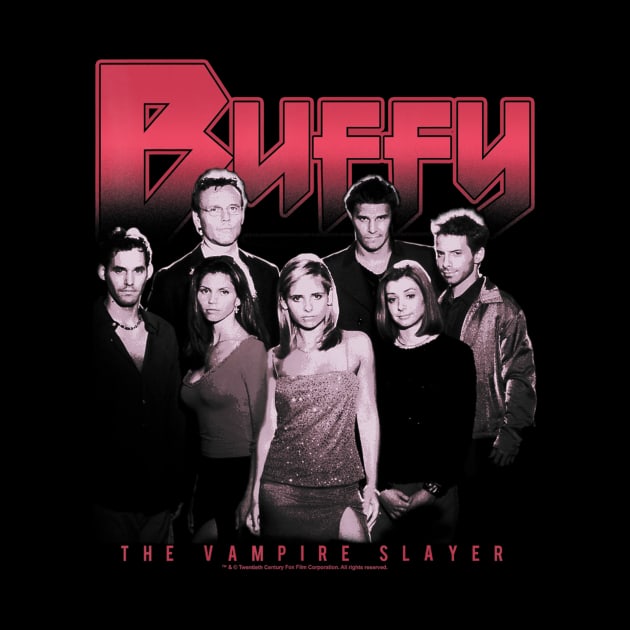 Buffy The Vampire Slayer Group Shot Dark Portrait by defreitasysou