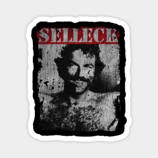 TEXTURE ART - Tom Selleck 80s Magnet