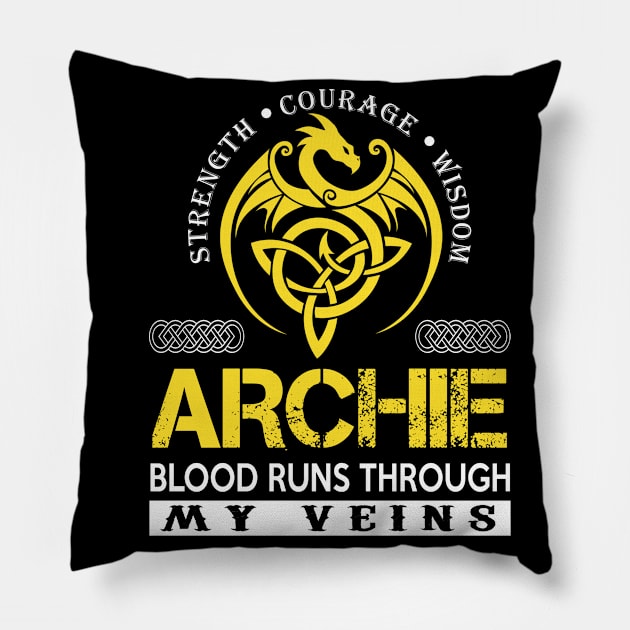 ARCHIE Pillow by isaiaserwin