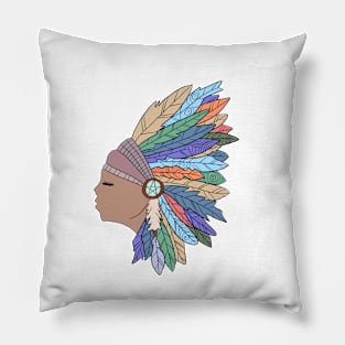 Simple Native American Art Pillow