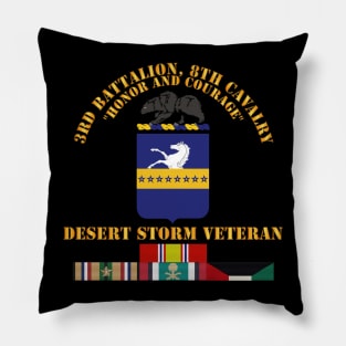 3rd Bn, 8th Cavalry - Desert Storm Veteran Pillow