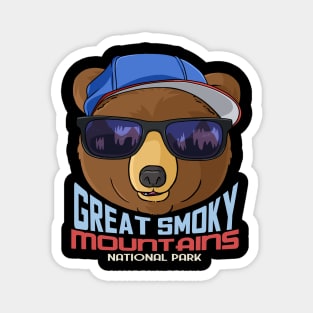 Great Smoky Mountains Bear Magnet