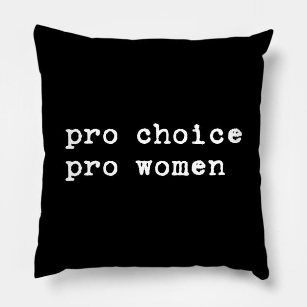 pro choice pro women Pillow by clbphotography33