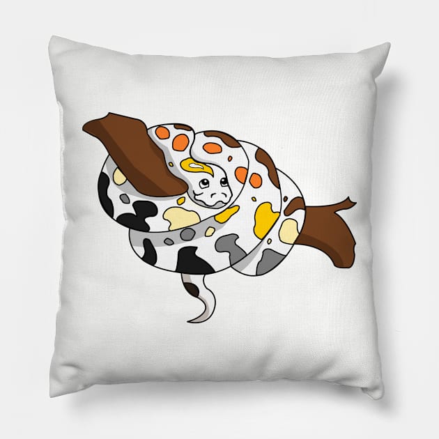 Pride Python Pillow by traditionation