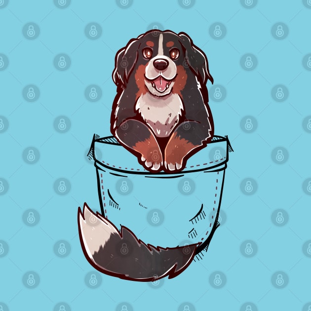 Pocket Cute Bernese Mountain Dog by TechraPockets