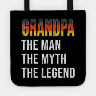 Grand Father German Grandpa The Man The Myth The Legend - Gift for German Dad With Roots From  Germany Tote