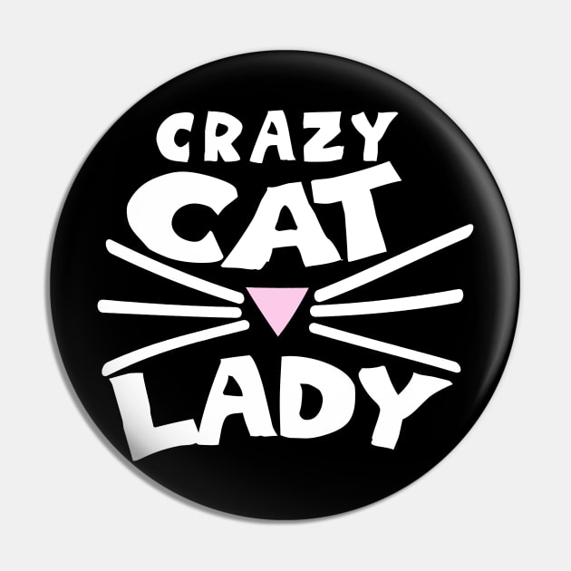 Crazy Cat Lady Pin by bubbsnugg