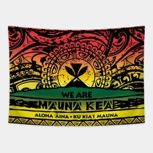 Mauna Kea: aloha aina ku kia’i mauna nizho design Tapestry