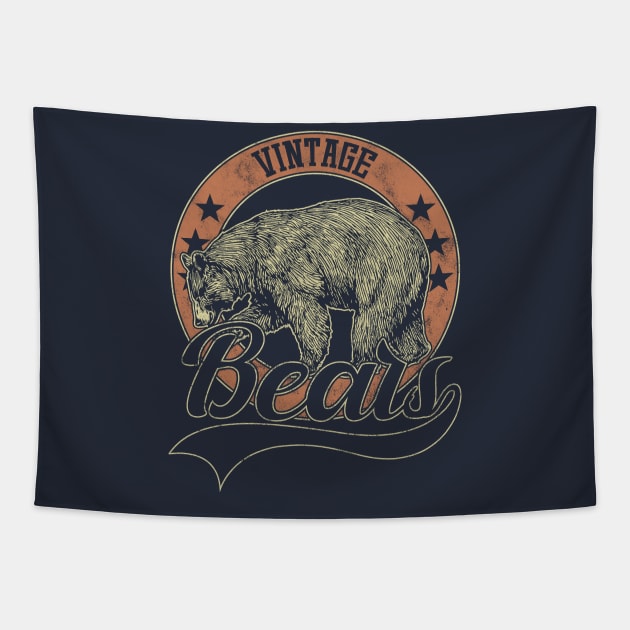 Vintage Bears Tapestry by bluerockproducts