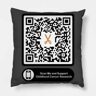 Support Childhood Cancer Research Pillow