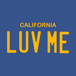 LUV ME License Plate from national Lampoon's Vacation T-Shirt