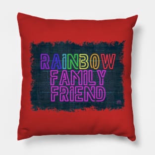 Rainbow Family Friend Pillow