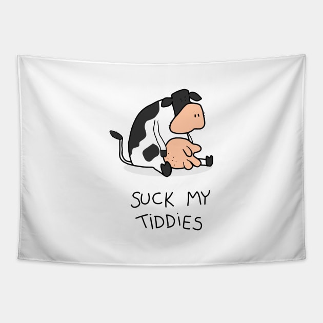 Grumpy Cow Tapestry by grumpyanimals