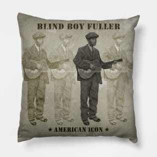 Blind Boy Fuller - American Icon Pillow