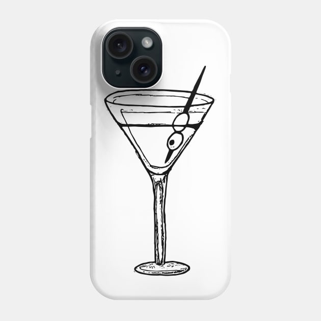 Martini Phone Case by Mela