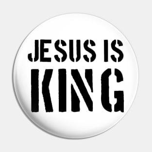 Jesus Is King - Christian Quotes Pin