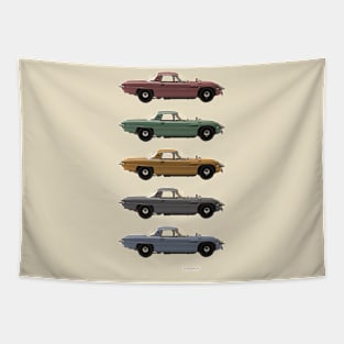 Five Mazda's Tapestry