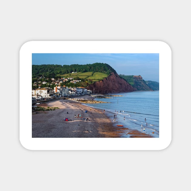 Sidmouth Seafront and Beach Magnet by galpinimages