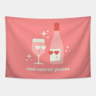 Rose Colored Glasses Tapestry