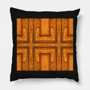 Pattern style wood Pillow