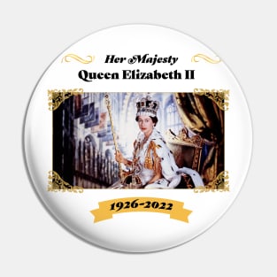 RIP Queen Elizabeth II Pin