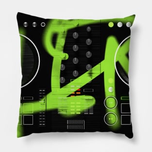 Dj Decks and London tag Pillow