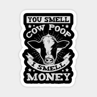 Funny Cow Cattle Farming Farmer Gift Magnet