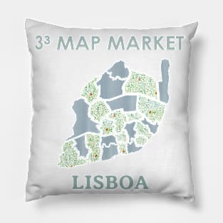 Lisboa Map - Full Size - Pillow