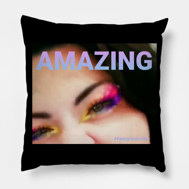 Amazing Eyes! Pillow by Fannytasticlife