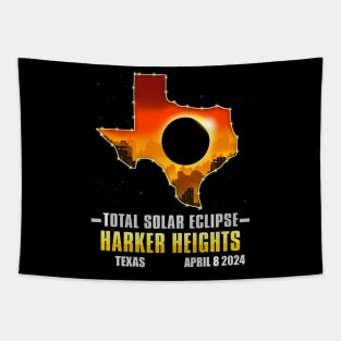 Harker Heights Texas 2024 Total Solar Eclipse Tapestry