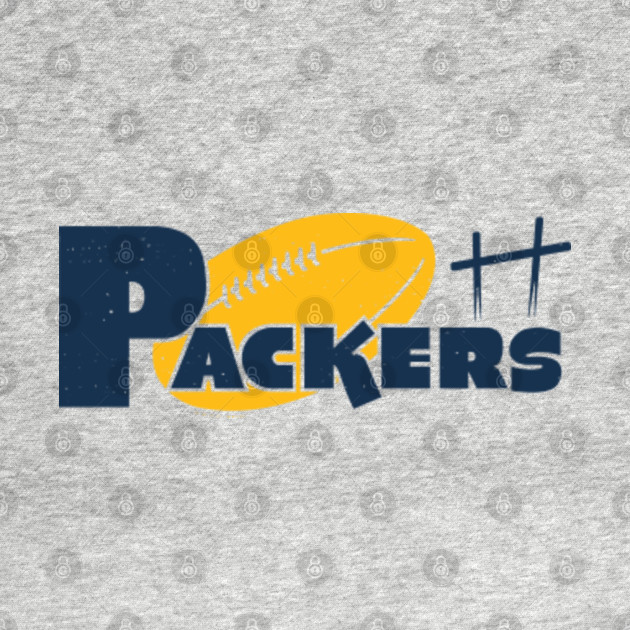 Discover 1950's Packers Logo (Alternate Blue) - Green Bay Packers - T-Shirt