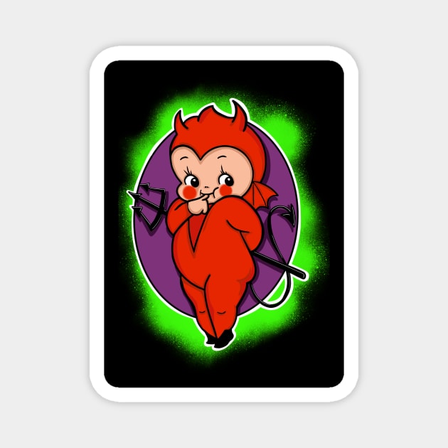 LIL DEVIL Magnet by JayJ's