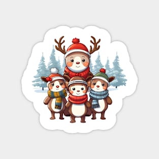 The Merry Reindeer Ensemble Magnet